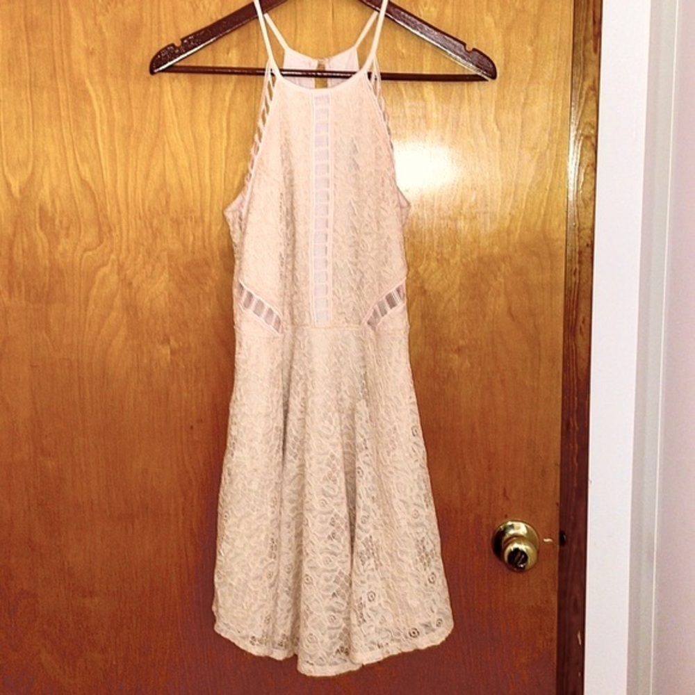 Material Girl lace sleeveless dress size S